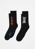 Afends Paired Recycled Socks Two Pack - MultiAfends
