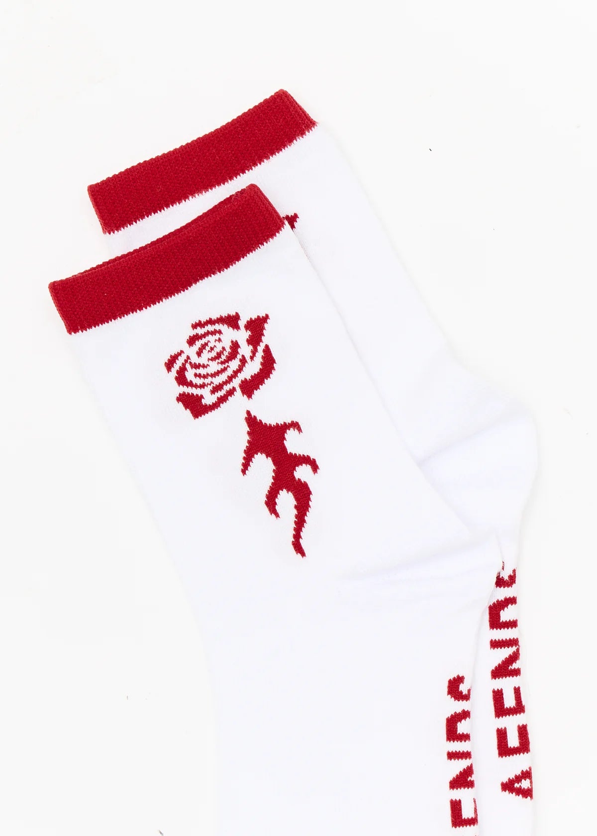 Afends Desert Rose Recycled Two Pack Socks - White / Navy