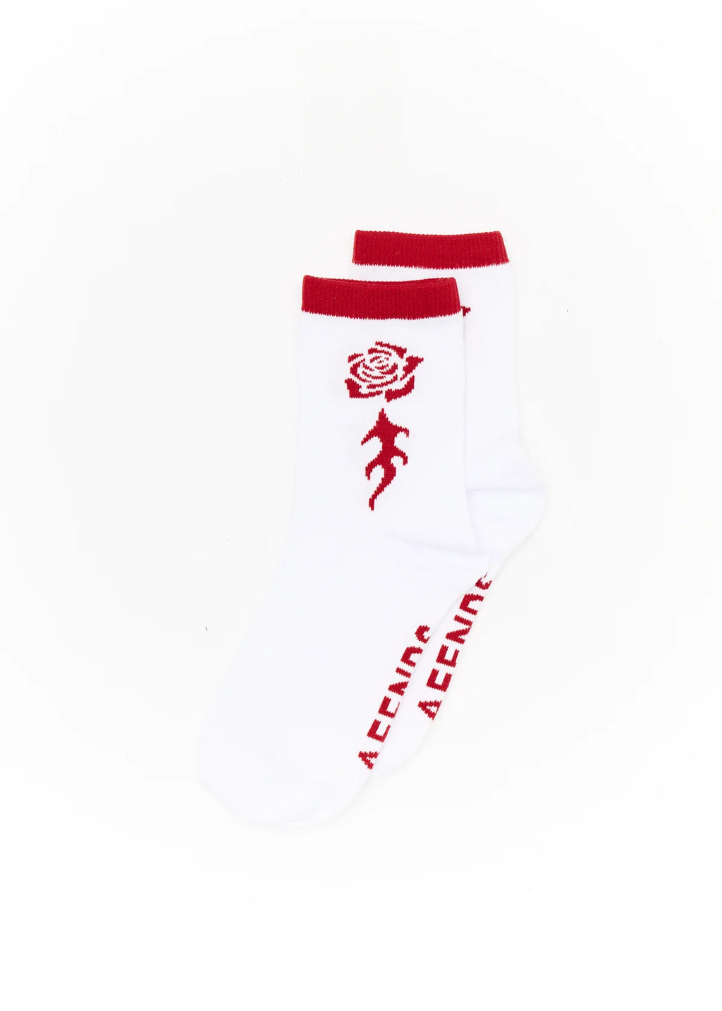 Afends Desert Rose Recycled Two Pack Socks - White / Navy