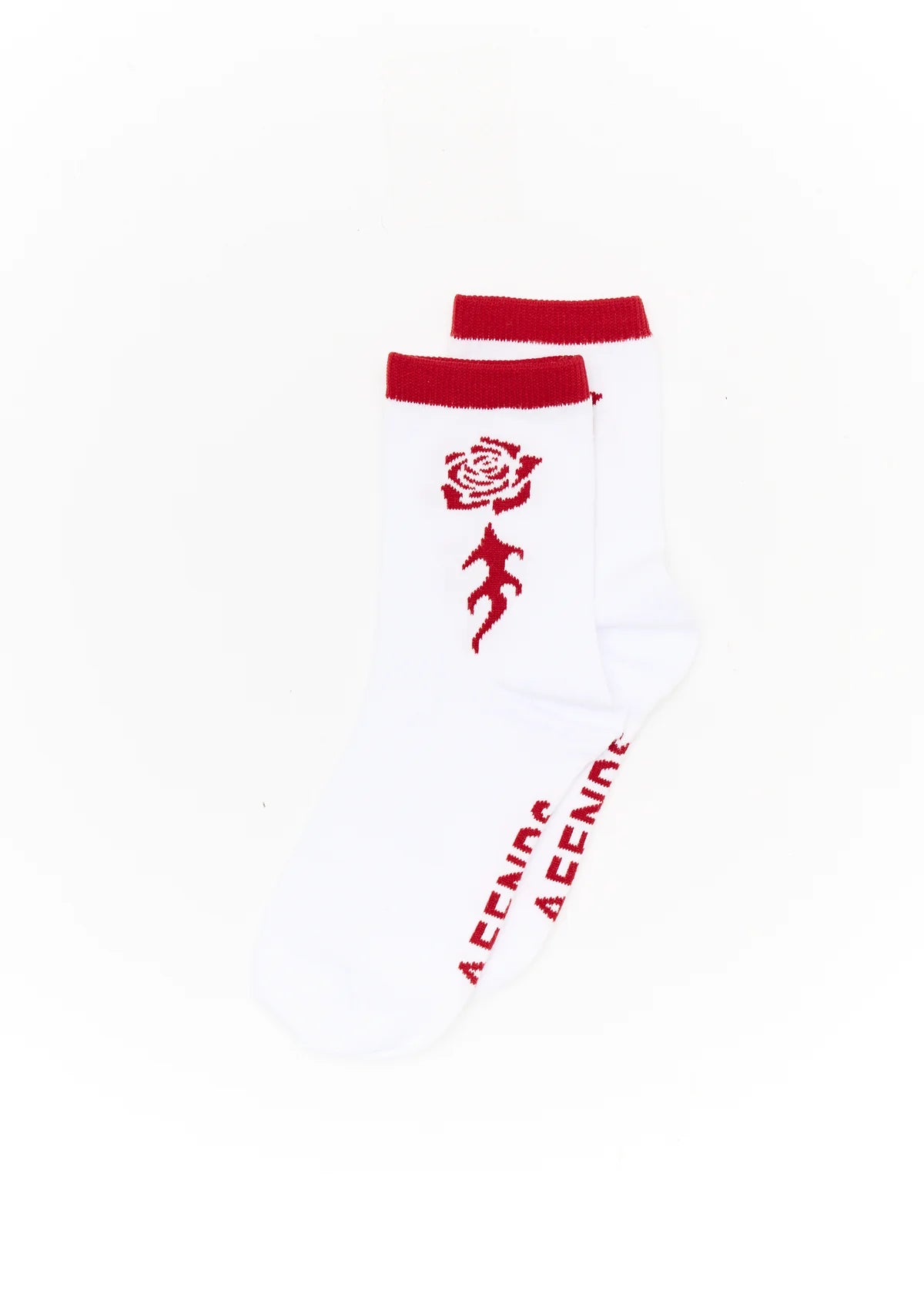 Afends Desert Rose Recycled Two Pack Socks - White / Navy