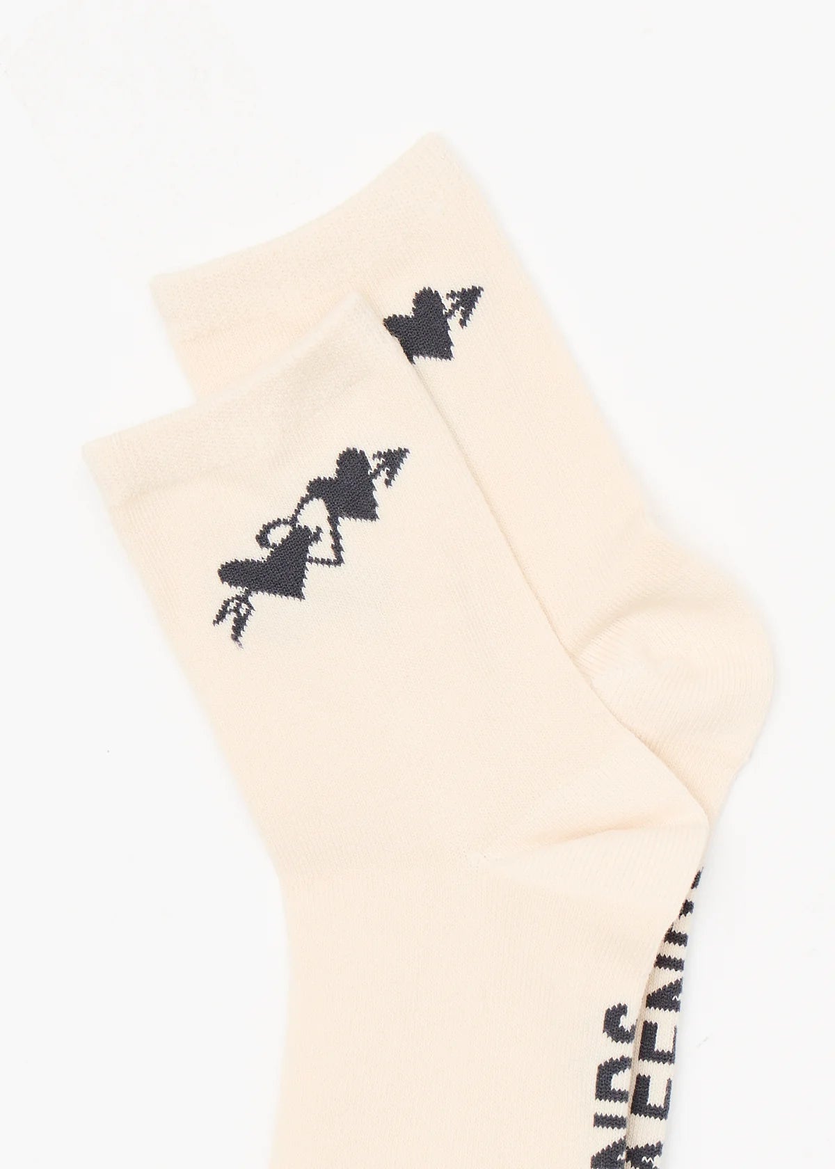 Afends Rise Recycled Two Pack Socks - Moonbeam / Stone Black