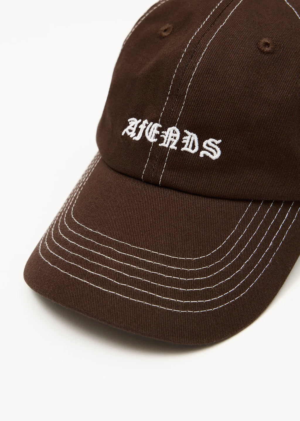 Afends Breathe Recycled Six Panel Cap - Coffee