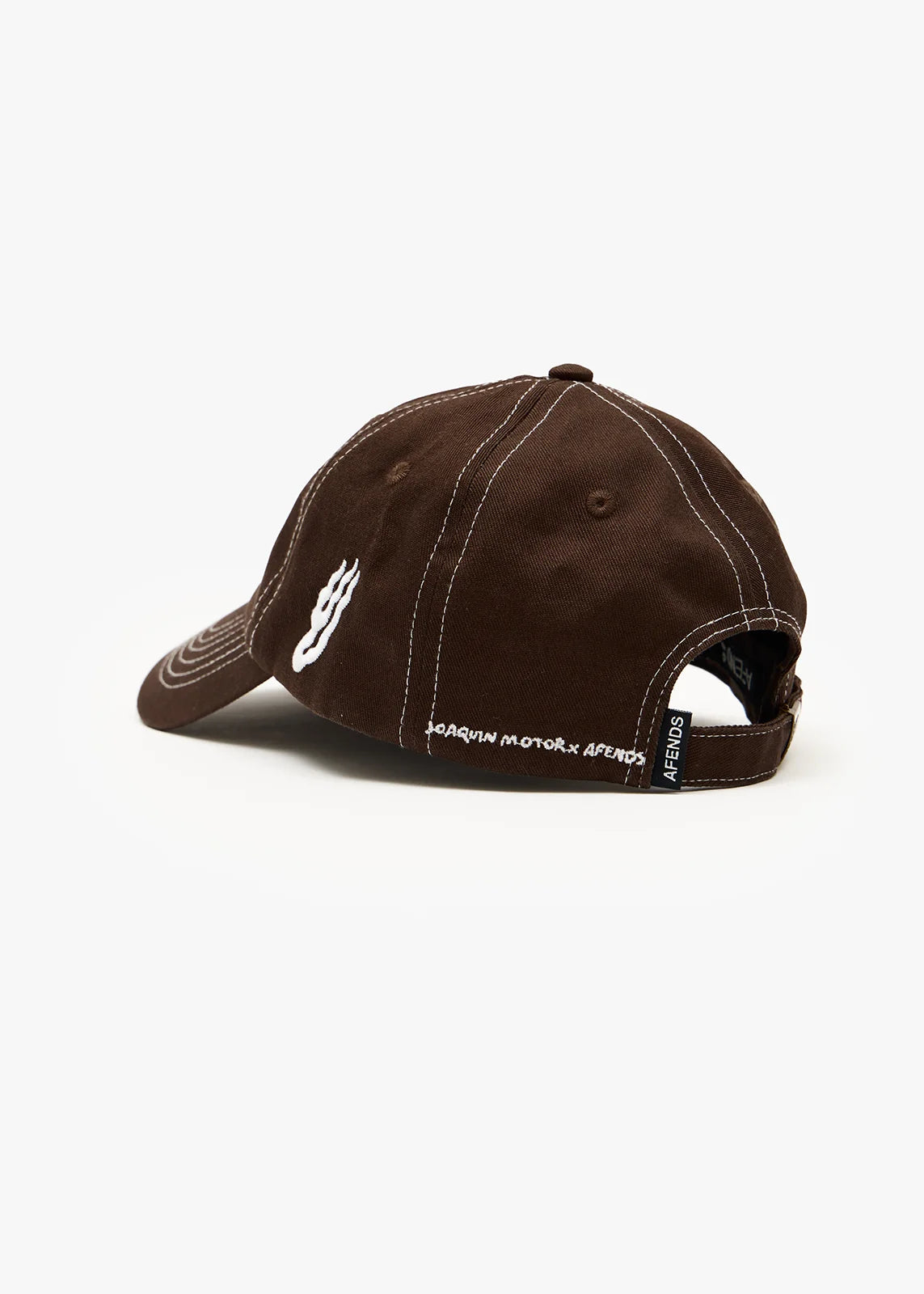 Afends Breathe Recycled Six Panel Cap - Coffee