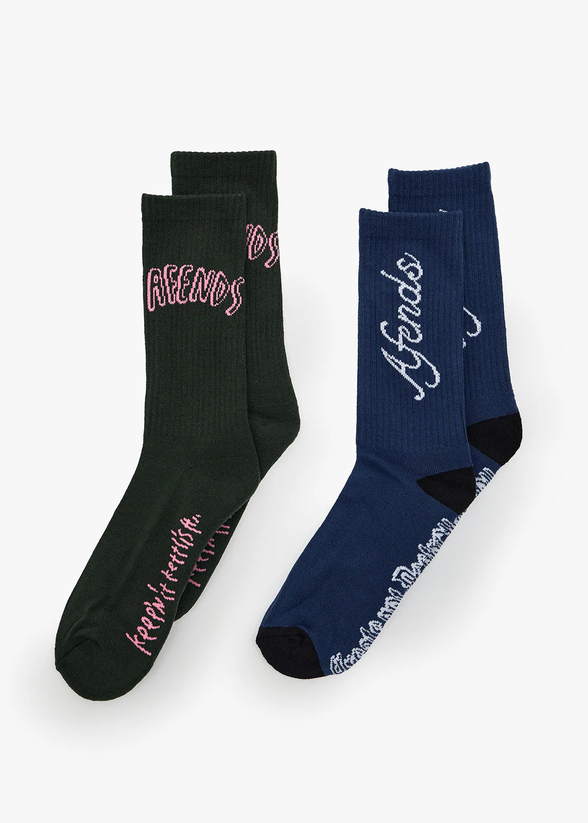 Afends Horoscope Recycled Socks Two Pack - Multi