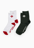 Afends Flora Recycled Two Pack Socks - Multi
