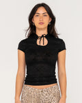 2am Cut Out Lace Top