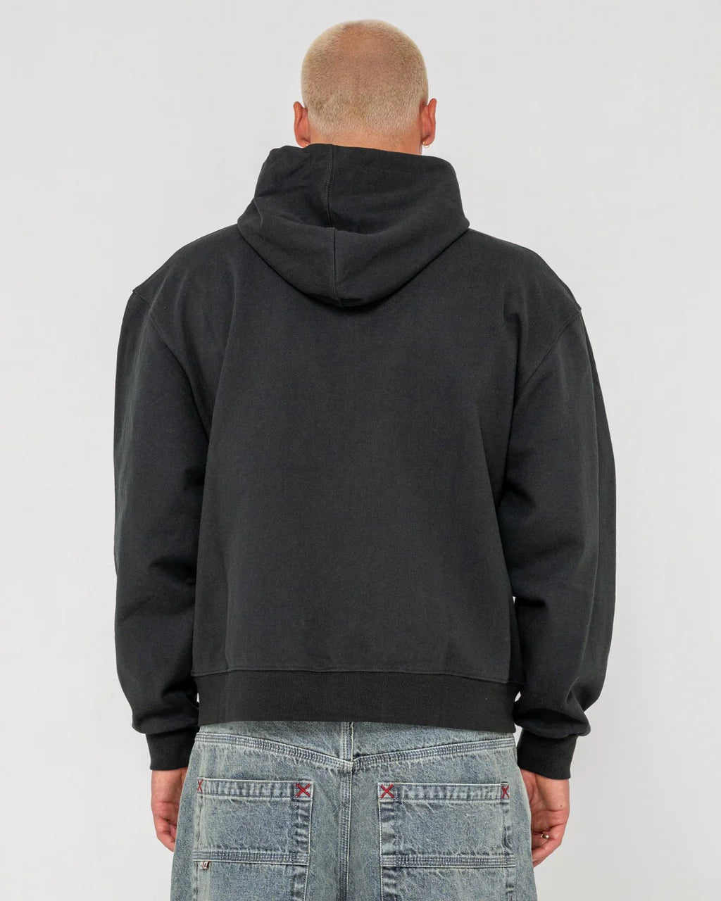 Rusty Monty Zip Through Fleece Hoodie