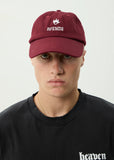 Afends Burnin Recycled Six Panel Cap Burgundy