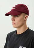 Afends Burnin Recycled Six Panel Cap Burgundy