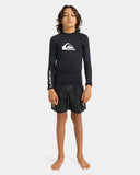 Quiksilver Everyday Long Sleeve UPF 50 Rash Vest Boys 8-16