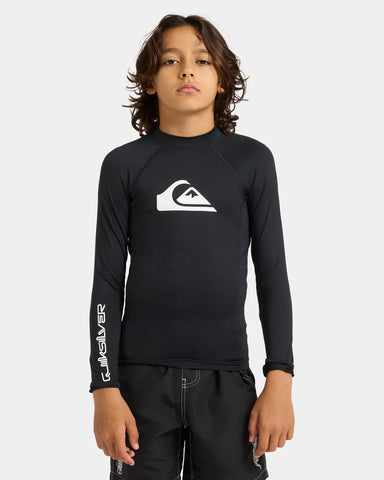 Quiksilver Everyday Long Sleeve UPF 50 Rash Vest Boys 8-16