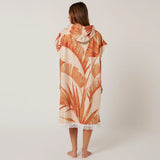 Ocean & Earth Ladies Palm Zip Front Hooded Poncho