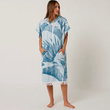 Ocean & Earth Ladies Palm Zip Front Hooded Poncho