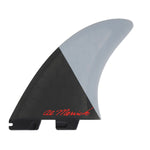 FCS II Al Merrick Twin + 1 PC Grey/Charcoal M-L Stabiliser Fin Set