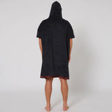 Strike Hooded Poncho Dull Black