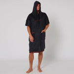 Strike Hooded Poncho Dull Black