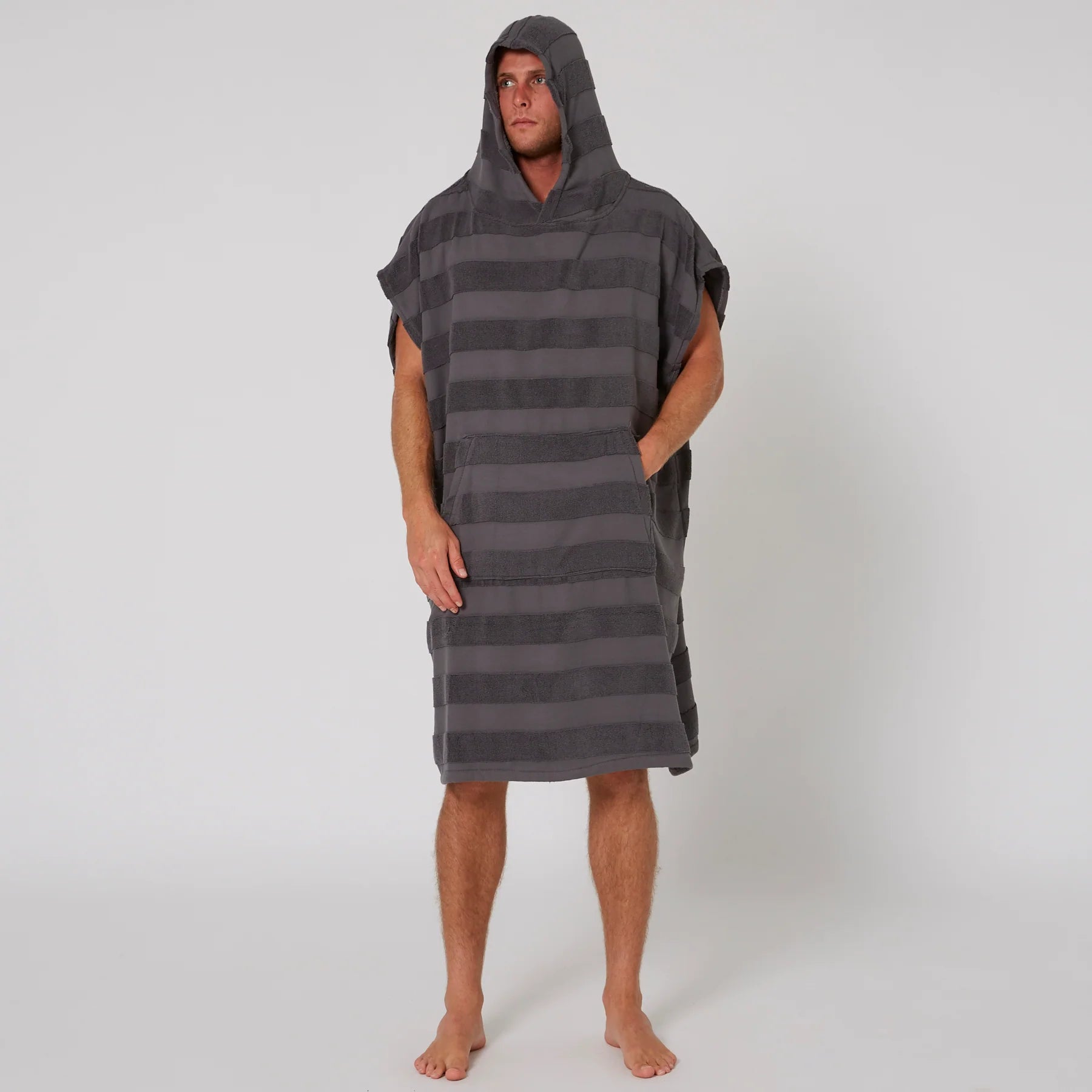 Ocean & Earth Layz Hooded Poncho Mens