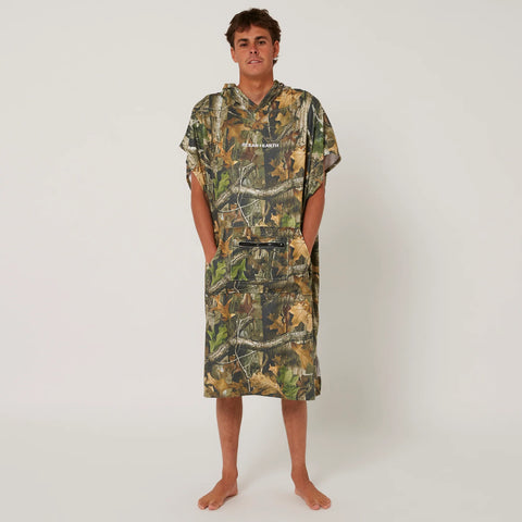 Ocean & Earth Real Camo Hooded Poncho