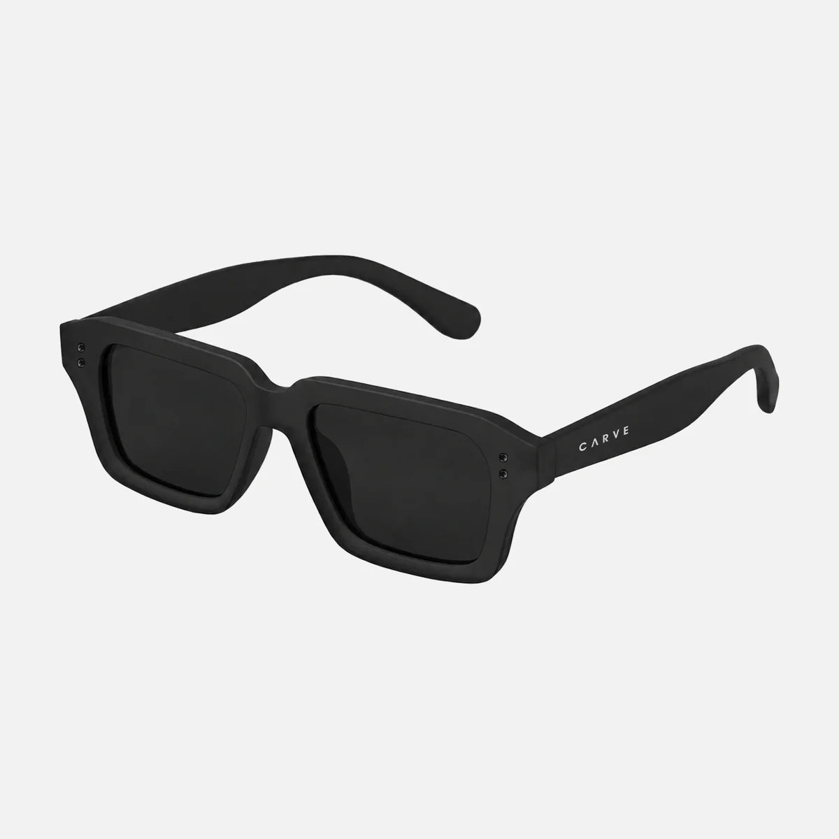 Carve Anyways Matte Black Recycled Frame Grey Polarized Lens