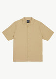 Daily Hemp Cuban Short Sleeve Shirt - Camel