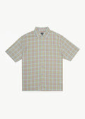Afends Kali Hemp Check Shirt  Pistachio Check