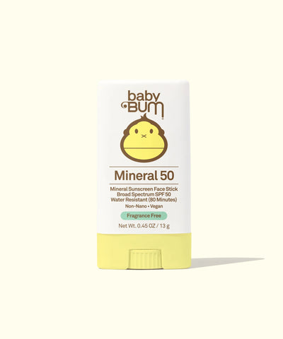 Sun Bum Baby Bum SPF 50 Mineral Sun Screen Face Stick 13g