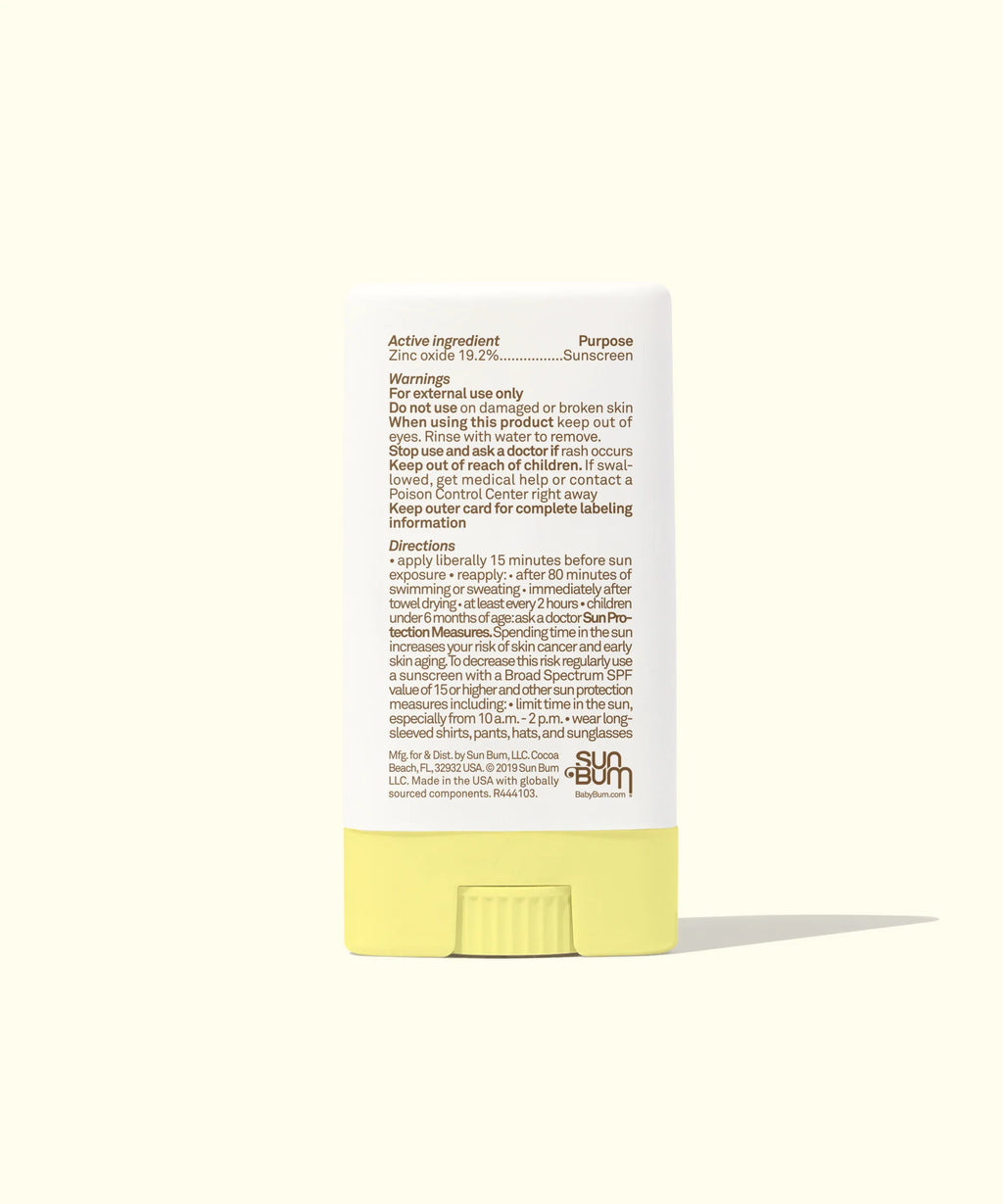 Sun Bum Baby Bum SPF 50 Mineral Sun Screen Face Stick 13g