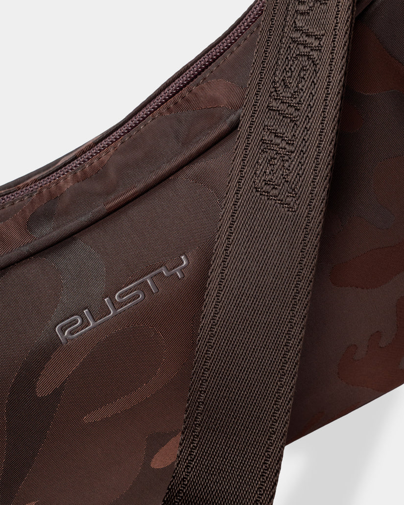 Rusty Stella Nylon Camo Side Bag