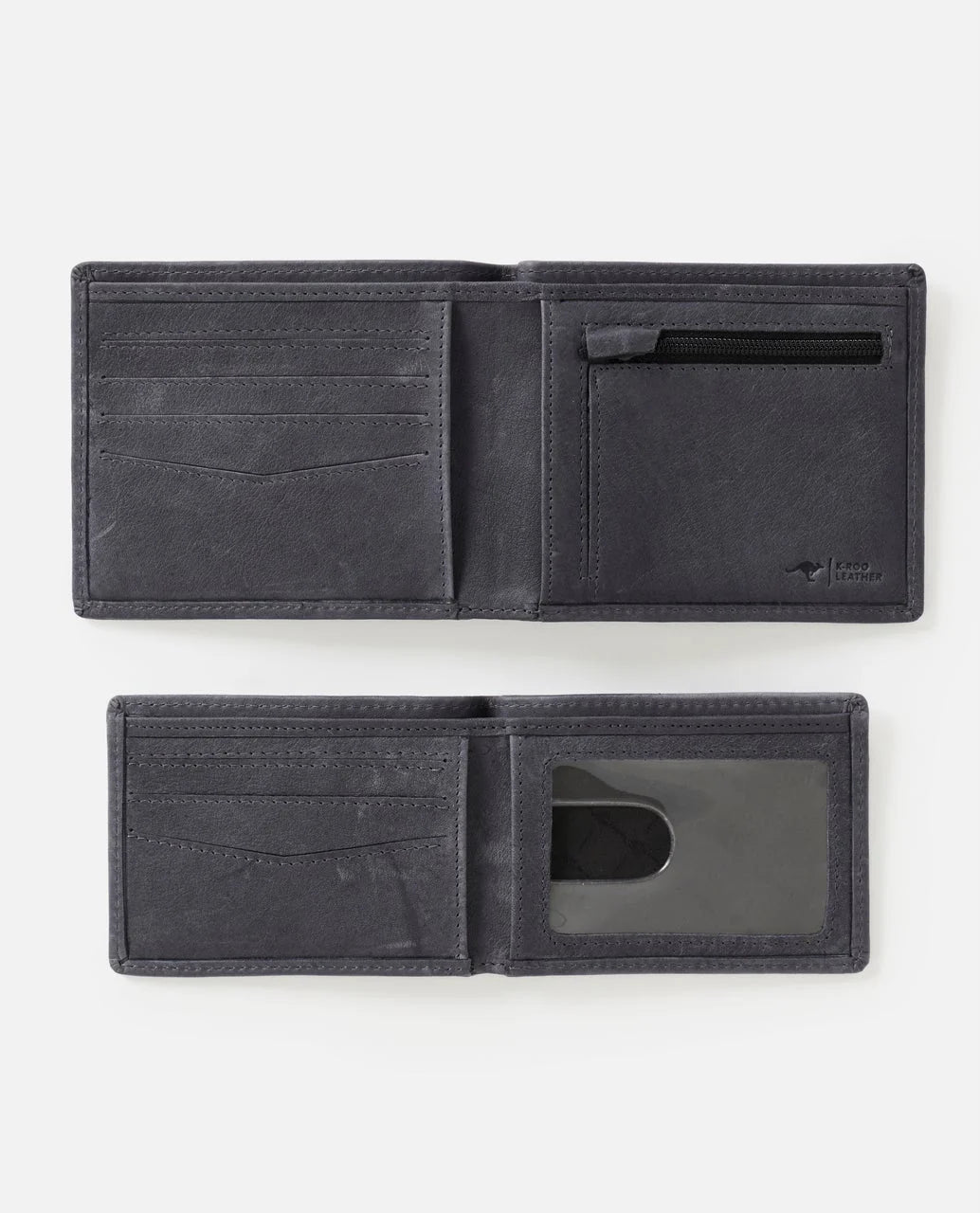 Rip Curl K-Roo RFID 2 In 1 Wallet Grey