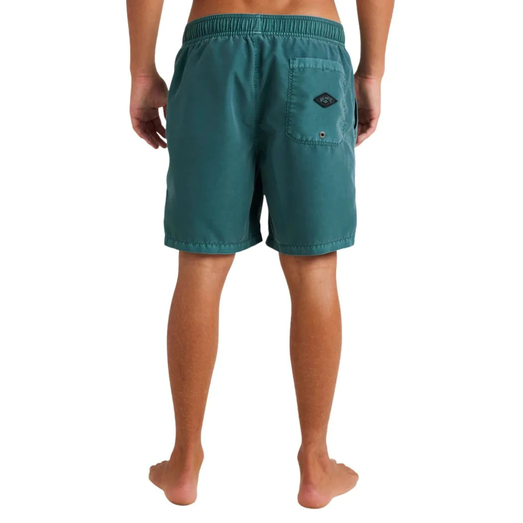 Billabong All Day Overdyed Layback Boardshorts Marine Green