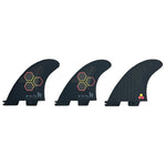 FCS II CI PC Large Black/Flame Tri Retail Fins