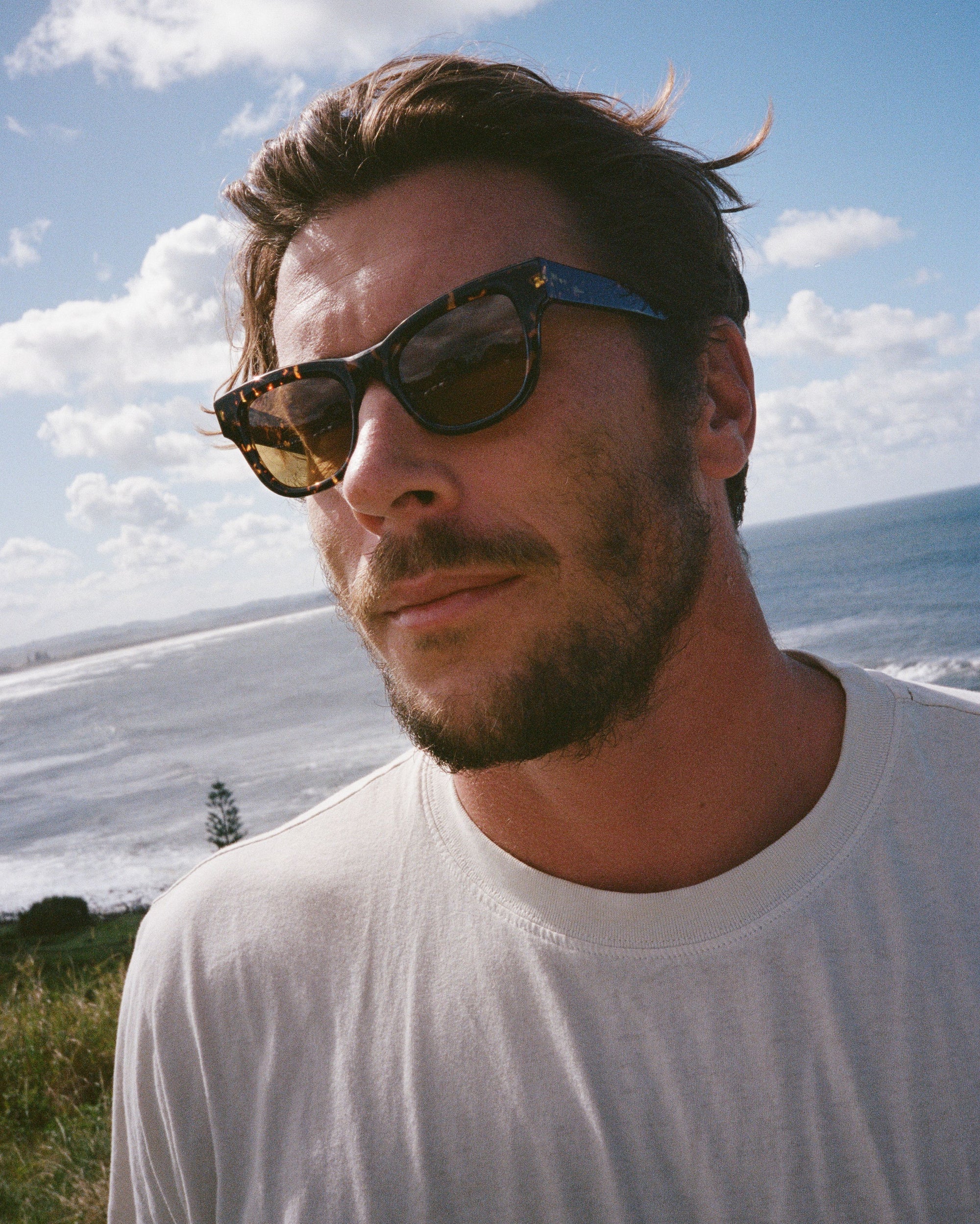 Epokhe Eyewear Brut Crystal Dark Tortoise Polished / Amber