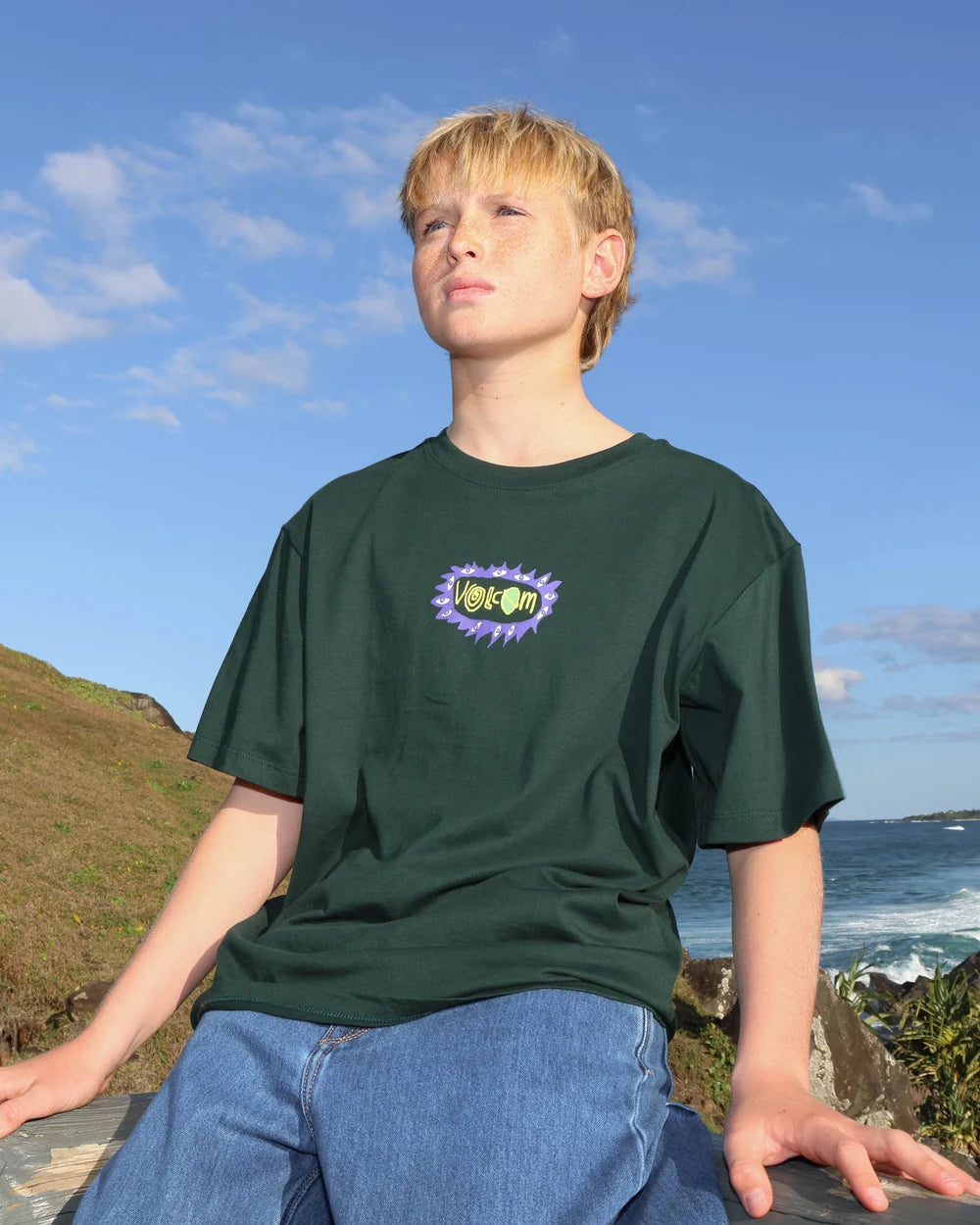 Volcom Featured Artist Ozzy 2 T-Shirt Boys 8-16