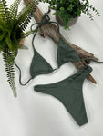 Tsunami Swim Alora Tri Top Dark Ivy