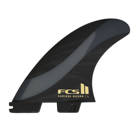 FCS II Carissa Moore Signature PC Tri Fin Set Black