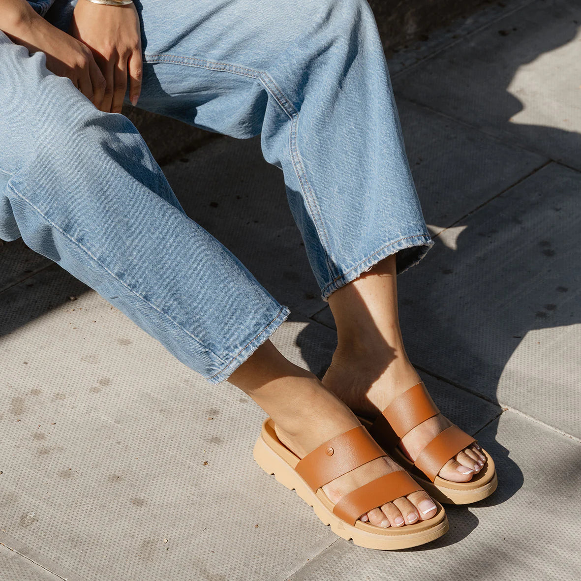 Reef Vista Luxe Thea Leather Brown