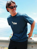 Thrills Between Chaos & Calm Merch Fit Tee - Federal Blue