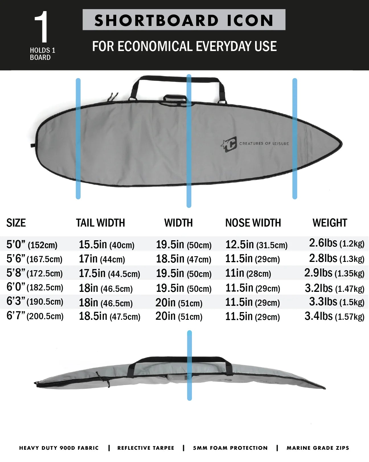 Creatures Of Leisure Shortboard Icon 6'7"