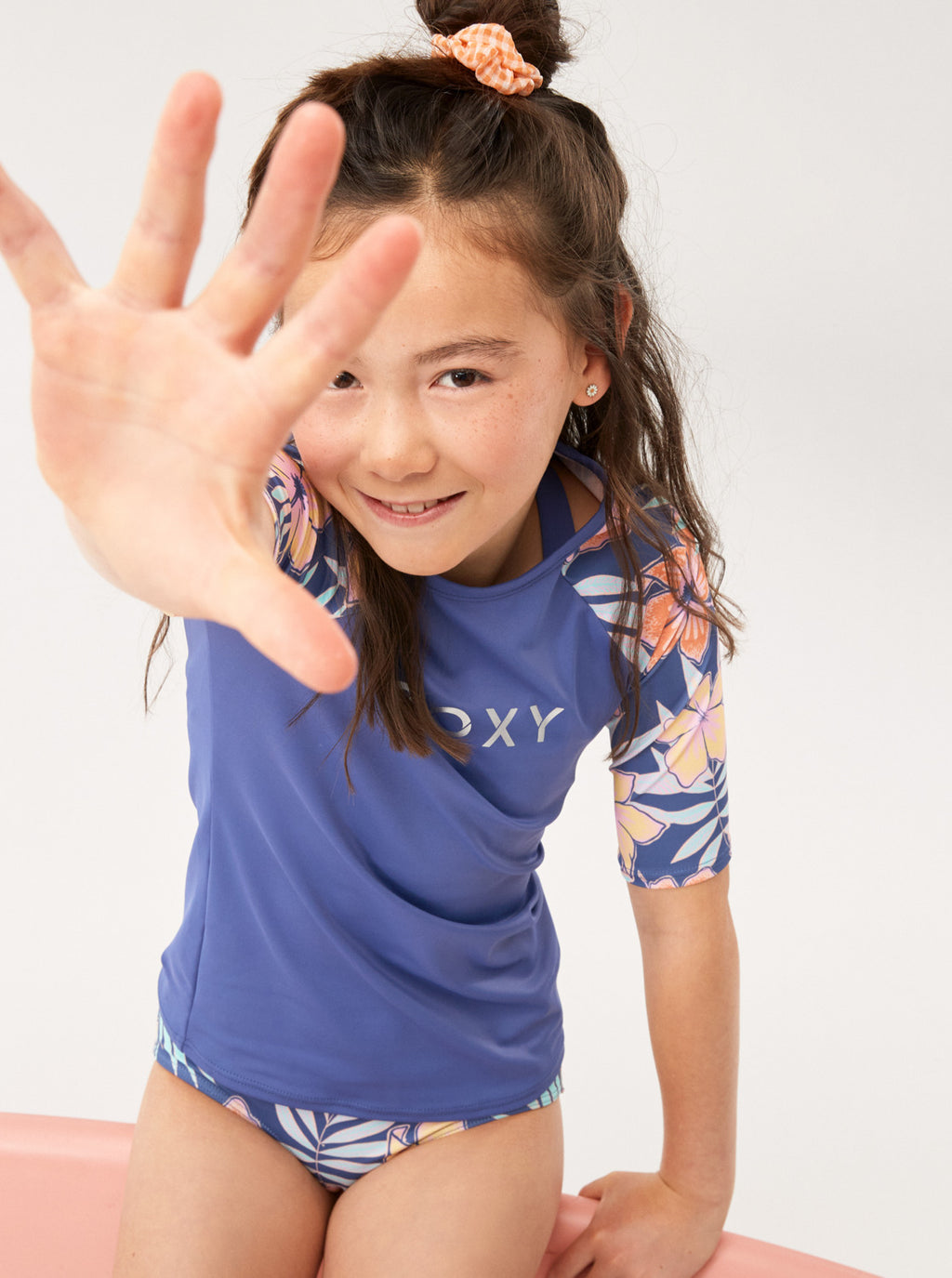 Roxy Funky Palm SS UPF 50 Surf T-Shirt Girls 6-16