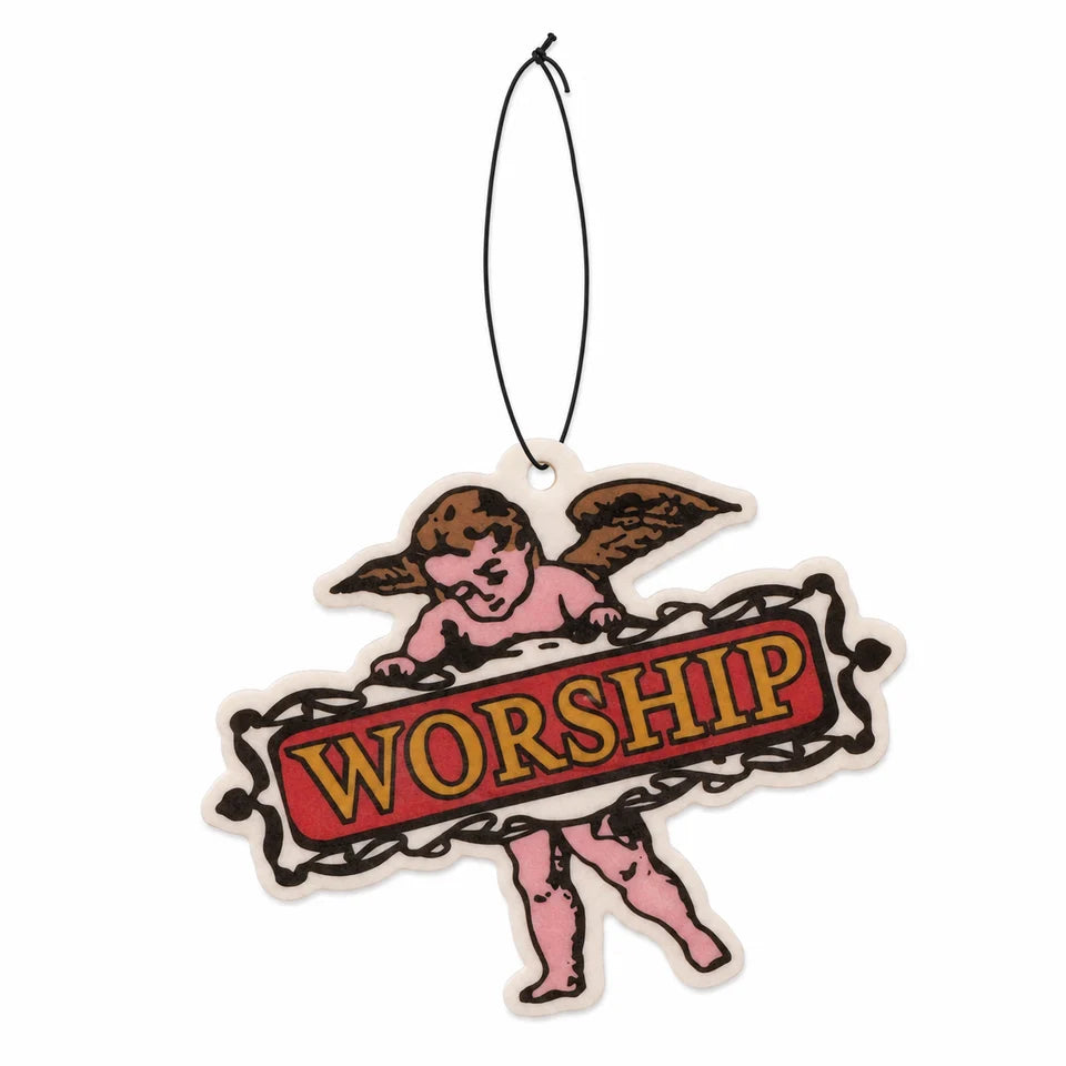 Worship Bannerman Car Freshener - White