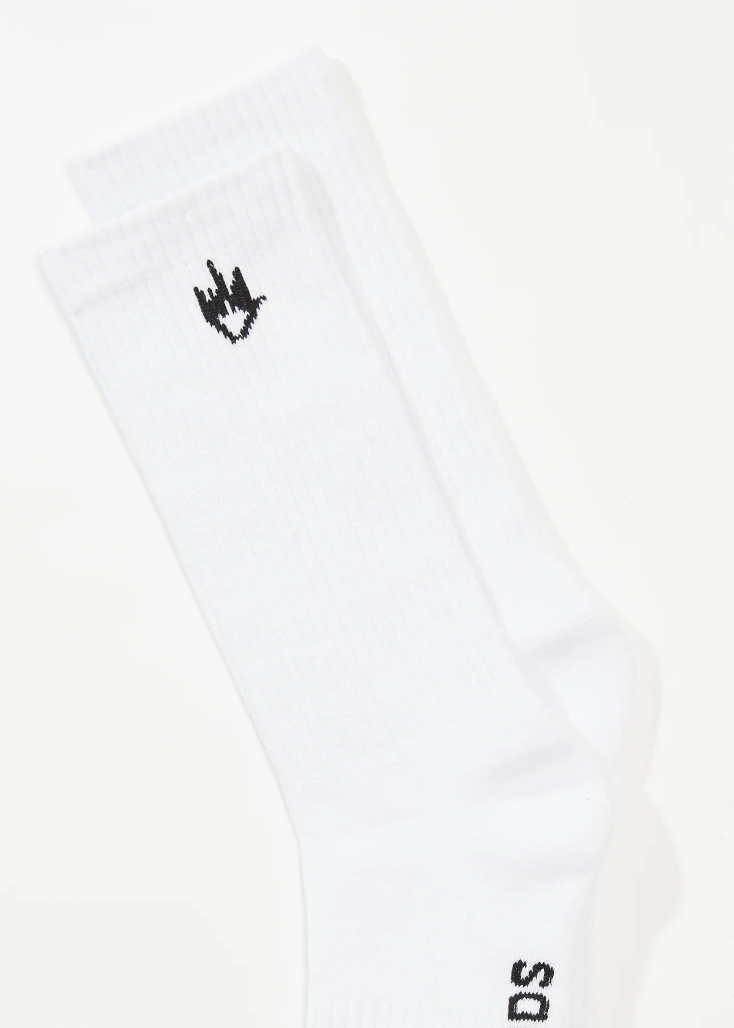 Afends Flame Socks Three Pack White