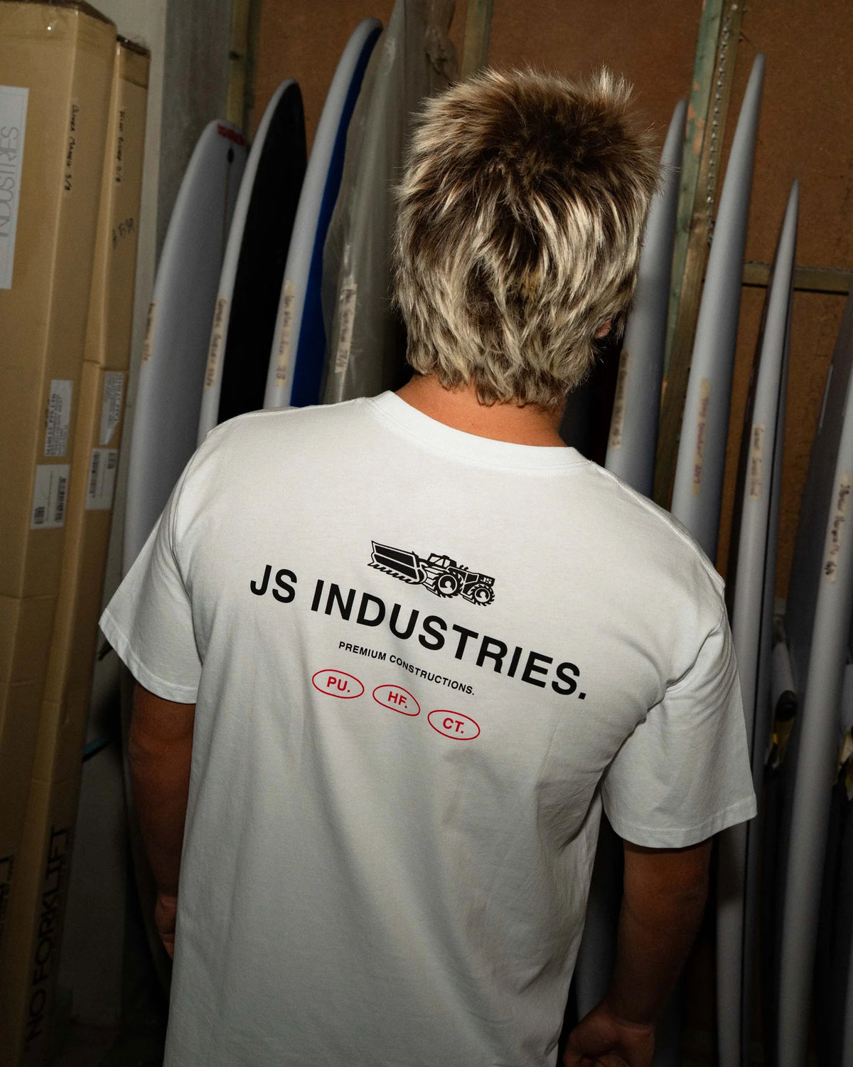 JS Construction Tee White
