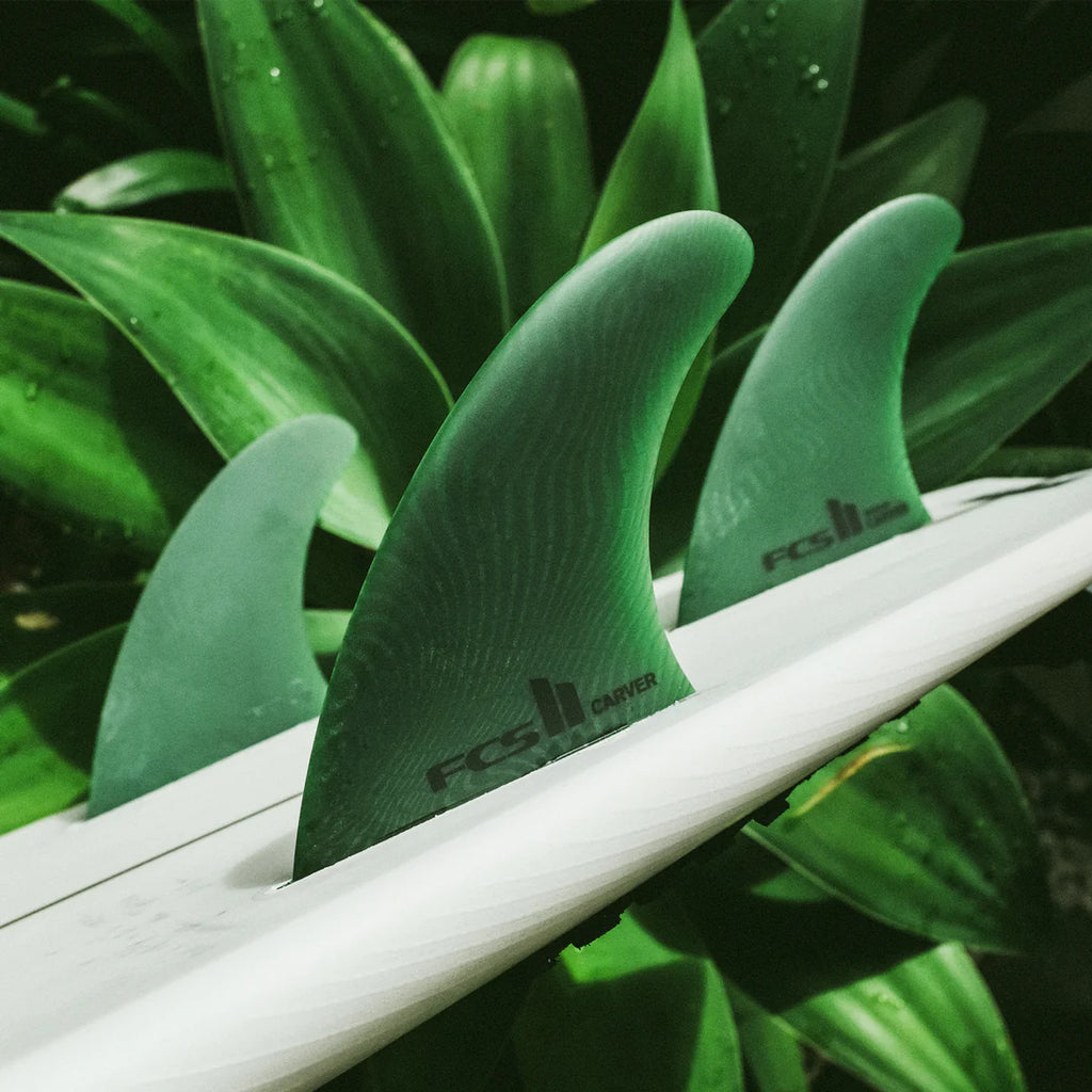 FCS II Carver Neo Glass Eucalyptus Tri Fins