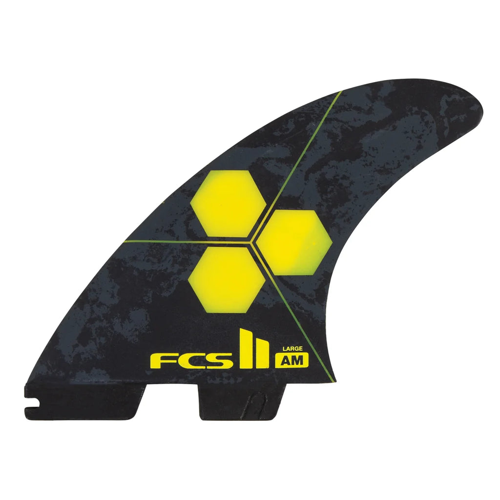FCS II Al Merrick PC Large Yellow Tri Fin Set