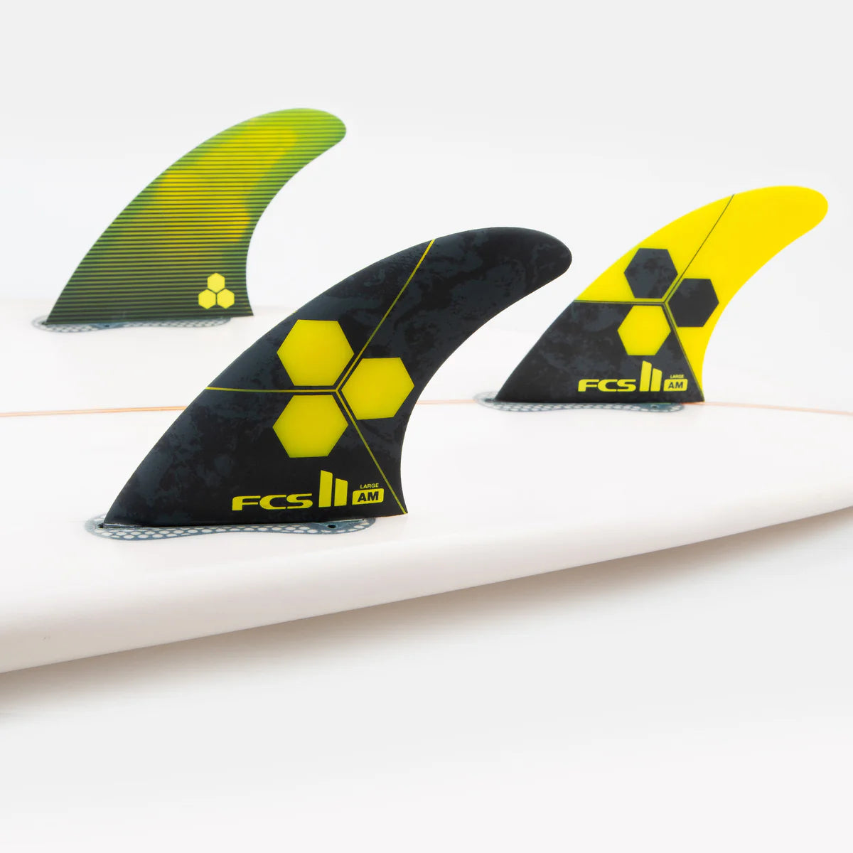 FCS II Al Merrick PC Large Yellow Tri Fin Set