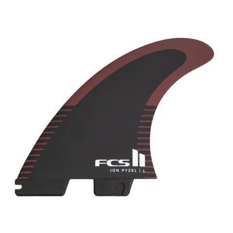 FCS II Pyzel PC Black/Shiraz Tri Retail Fins