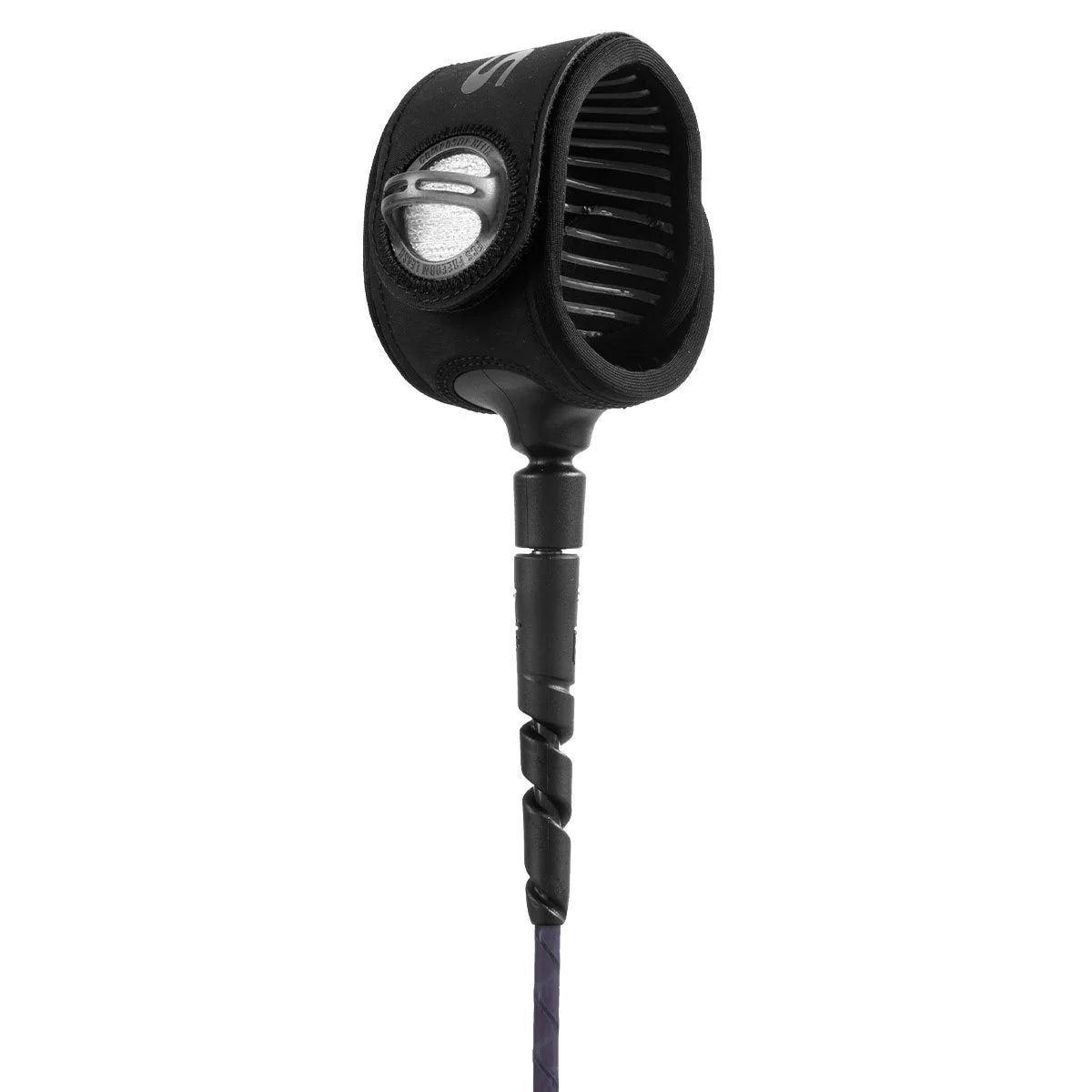 FCS Freedom Helix 7’ All Round Leash Smoke/White