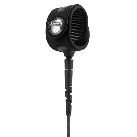FCS Freedom Helix 7’ All Round Leash Smoke/White