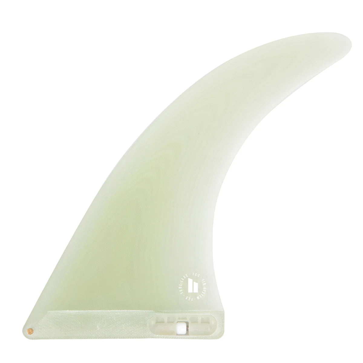 FCS II Clique PG 9" Clear Longboard Fin