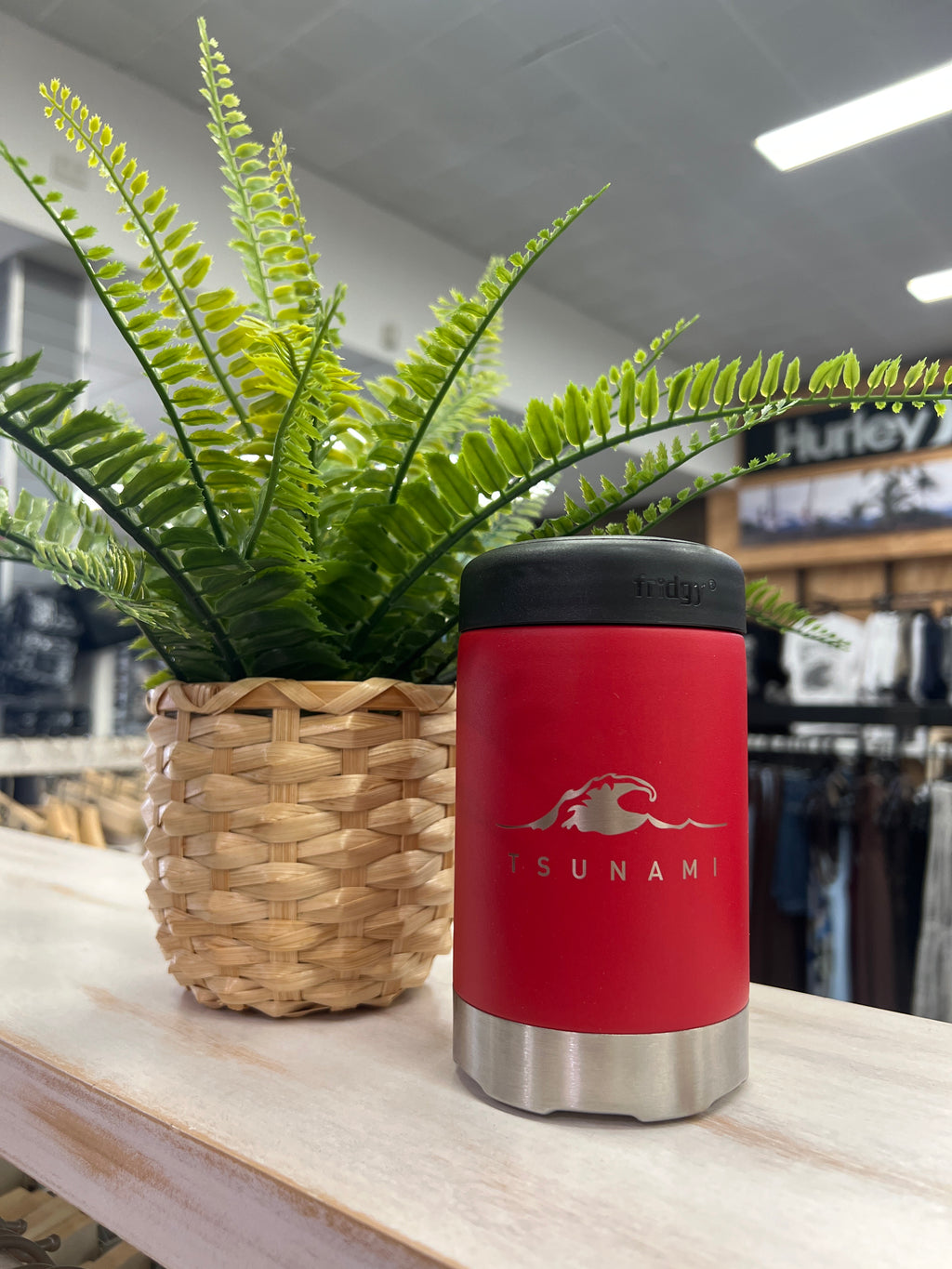 Fridgy 375ml Grip Series Can Cooler Rebel Red